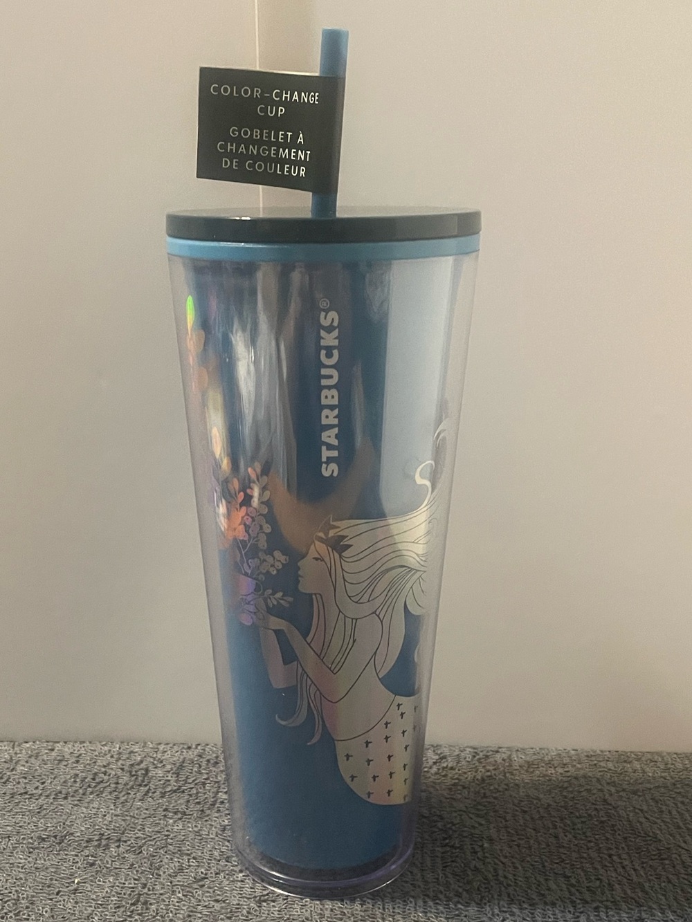 Starbucks Holiday Color Changing Tumbler with Siren Mermaid